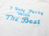 DUBBLEWORKS【ダブルワークス】PRINT TEE *I ONLY PARTY / O.WHITE